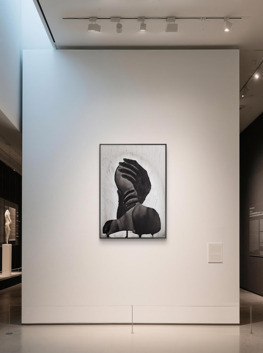 Obraz z cyklu Seeds, Barbara Krupa, trauma i cielesność w sztuce. Dolny Śląsk - Izery- Łużyce- Lubań - Bolesławiec