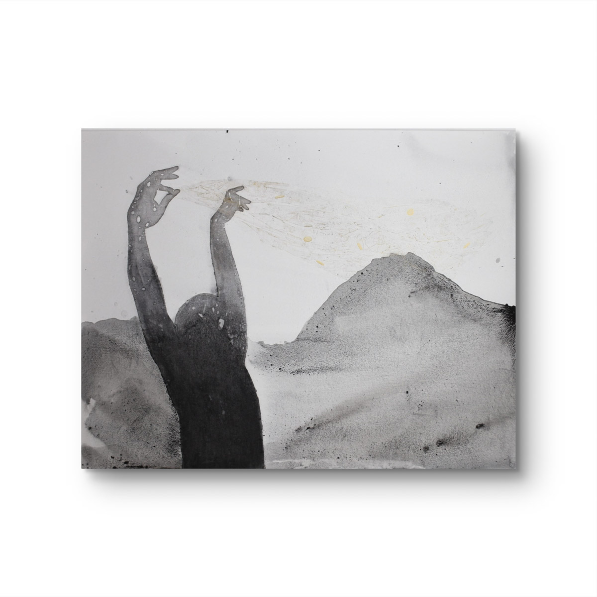 Obraz z cyklu Seeds, Barbara Krupa, trauma i cielesność w sztuce. Dolny Śląsk - Izery- Łużyce- Lubań - Bolesławiec