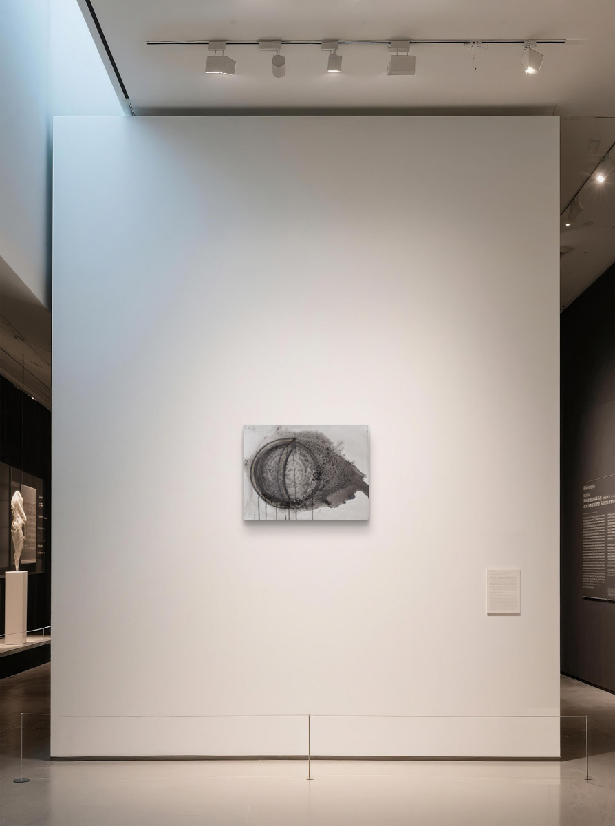 Obraz z cyklu Seeds, Barbara Krupa, trauma i cielesność w sztuce. Dolny Śląsk - Izery- Łużyce- Lubań - Bolesławiec