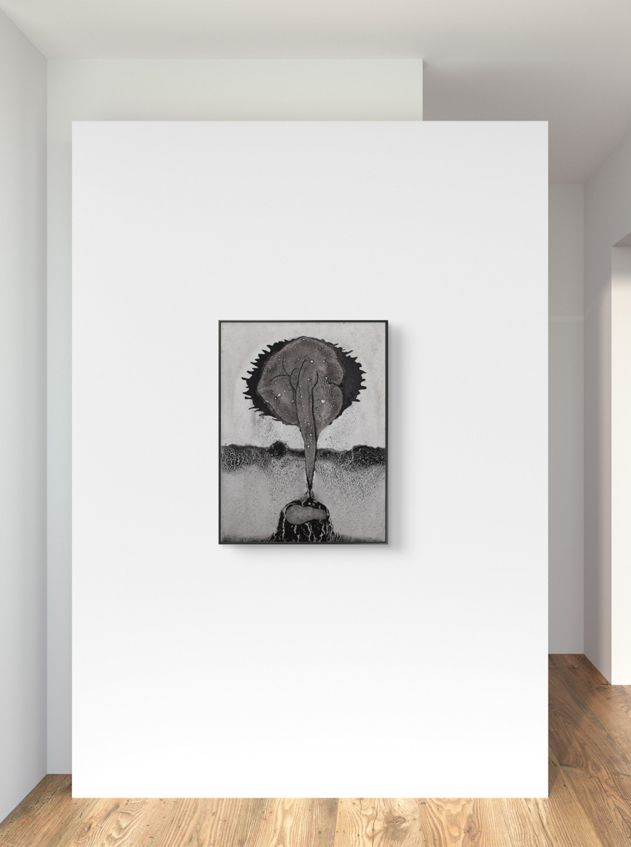 Obraz z cyklu Seeds, Barbara Krupa, trauma i cielesność w sztuce. Dolny Śląsk - Izery- Łużyce- Lubań - Bolesławiec