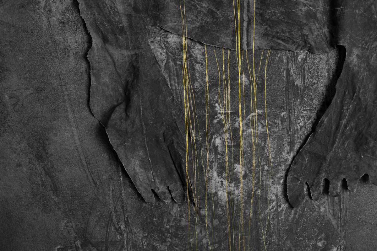 Obraz z cyklu Seeds, Barbara Krupa, trauma i cielesność w sztuce. Dolny Śląsk - Izery- Łużyce- Lubań - Bolesławiec