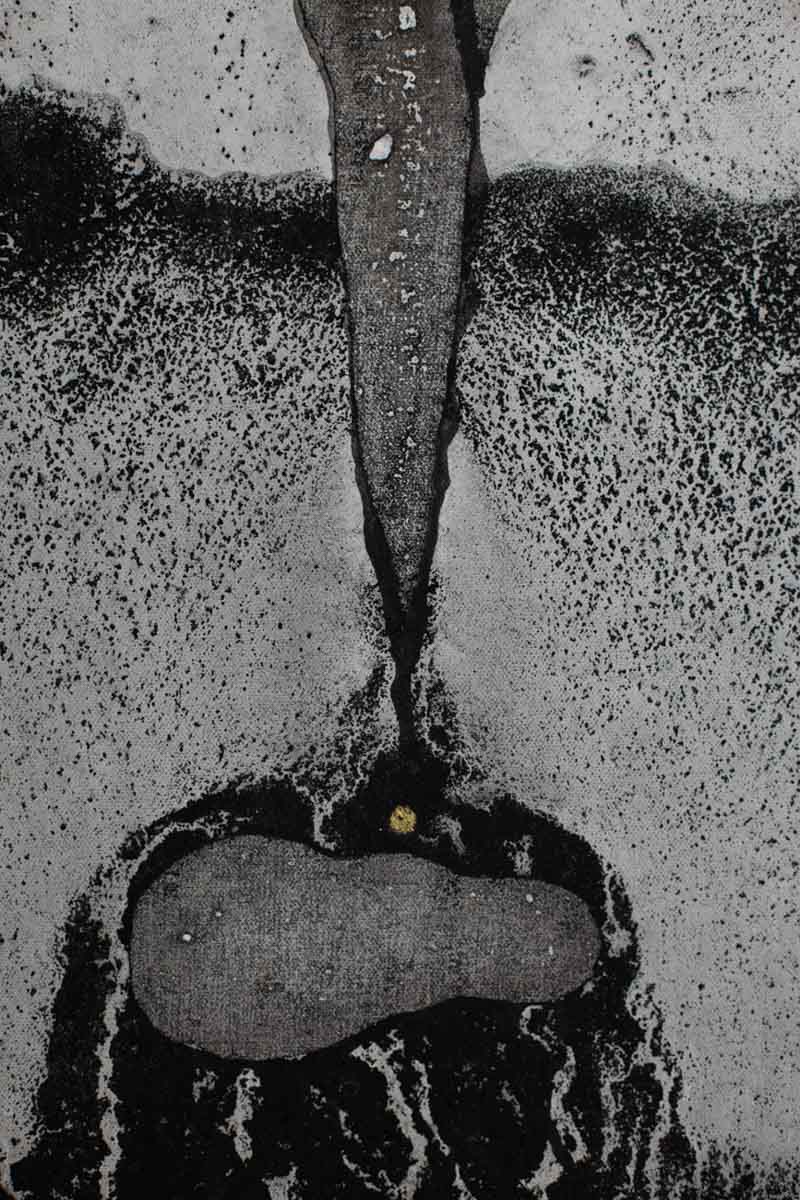 Obraz z cyklu Seeds, Barbara Krupa, trauma i cielesność w sztuce. Dolny Śląsk - Izery- Łużyce- Lubań - Bolesławiec