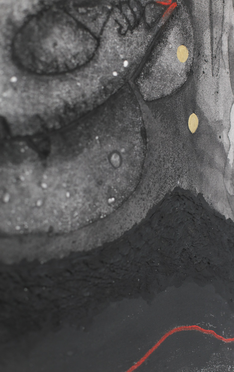 Obraz z cyklu Seeds, Barbara Krupa, trauma i cielesność w sztuce. Dolny Śląsk - Izery- Łużyce- Lubań - Bolesławiec