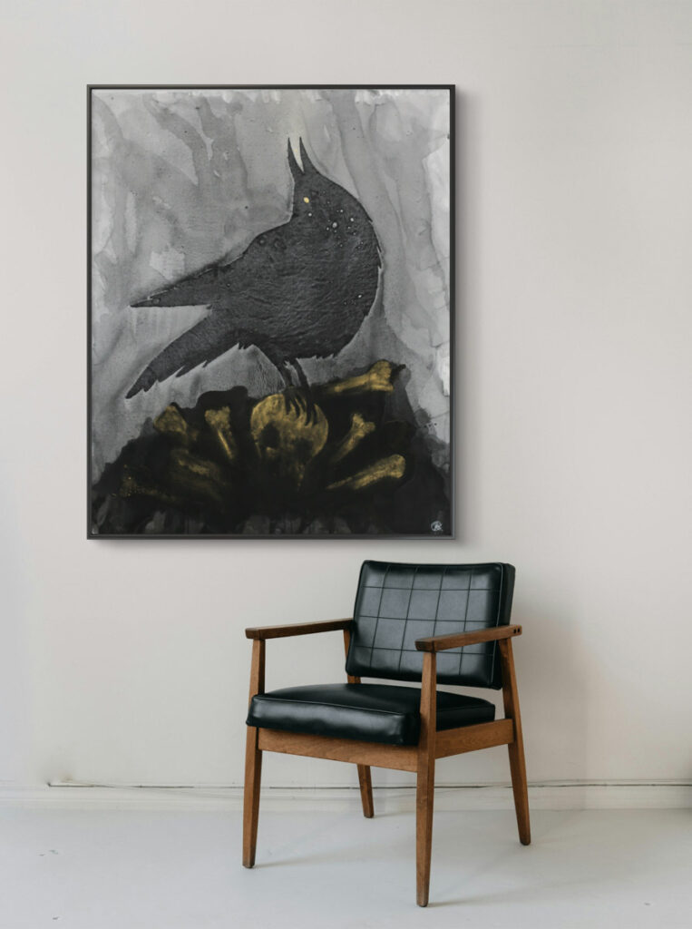 Obraz z cyklu Seeds, Barbara Krupa, trauma i cielesność w sztuce