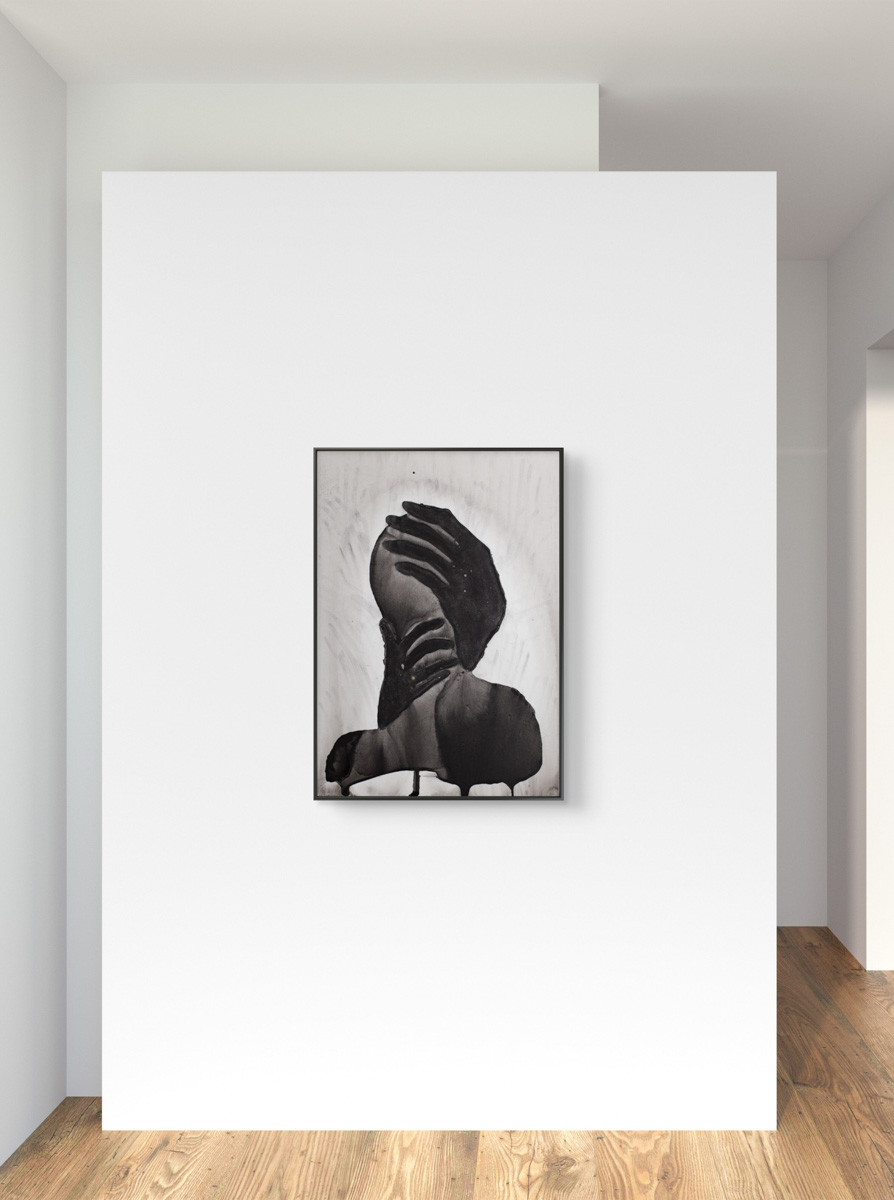 Obraz z cyklu Seeds, Barbara Krupa, trauma i cielesność w sztuce. Dolny Śląsk - Izery- Łużyce- Lubań - Bolesławiec