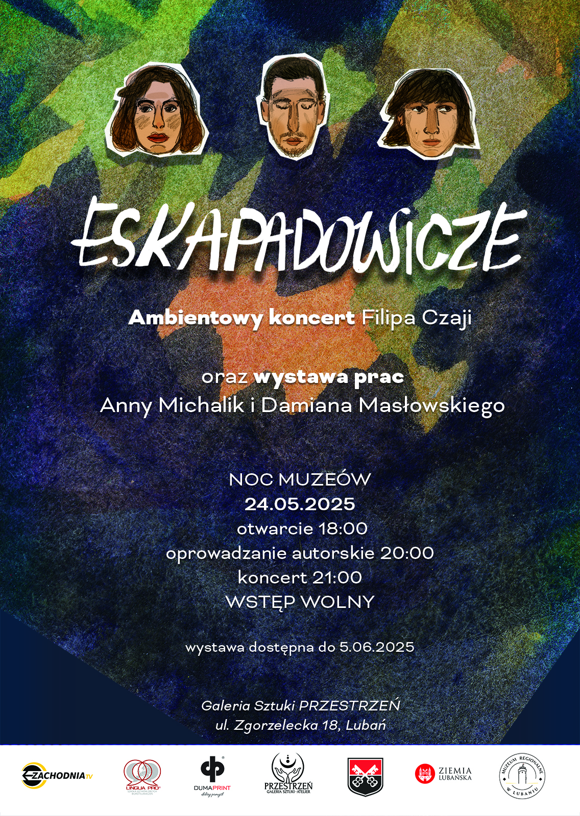 24.05.25 Eskapadowicze – wystawa i koncert w Lubańską Noc muzeów